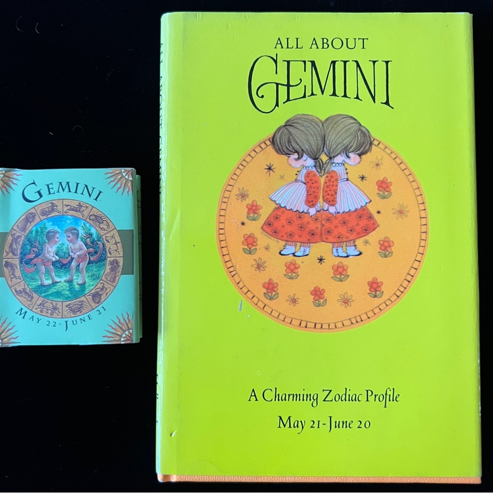 Vintage All About Gemini Zodiac Book Hallmark 1970 Astrology